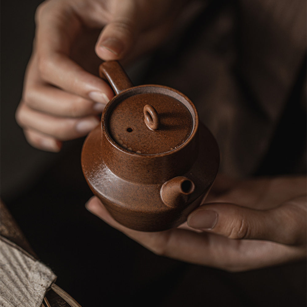 Wabi-sabi Stoneware Akino Tea Pot
