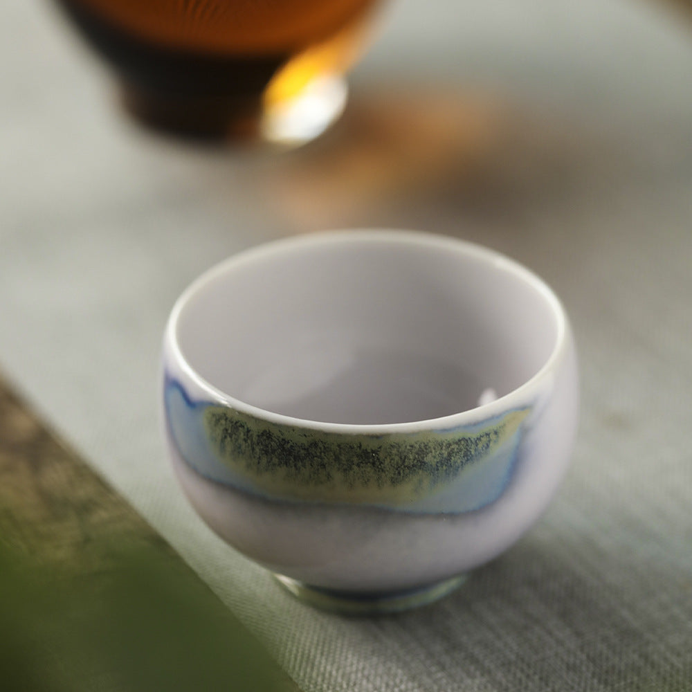 Pale Lavender Kiln-Shifted Master Tea Cup